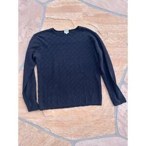 Armani Collezioni Black Mens Pullover Sweater Size Medium